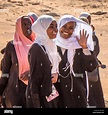 Khartoum, Sudan - Dec 19, 2015: Young Sudanese girls posing for a ...