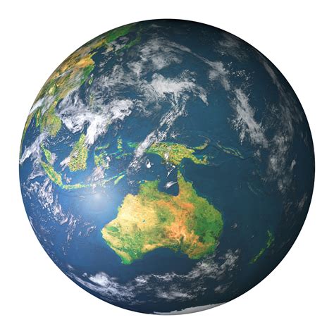 Earth Satellite Download Blue Earth Australia Top View