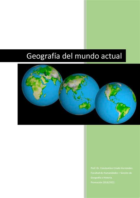 SOLUTION Geografia Del Mundo Actual Studypool