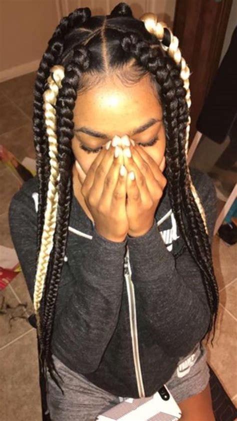 42 Chunky Cool Jumbo Box Braids Styles In Every Length