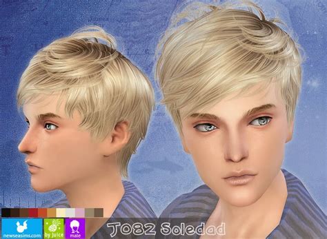 My Sims 4 Blog Newsea Soledad Hair For Males