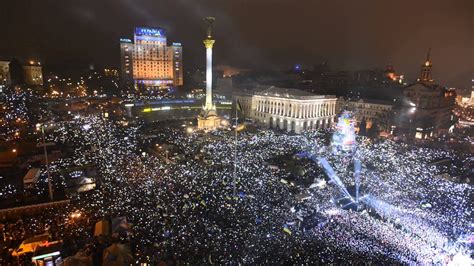 Kiev Ukraine January 01 Happy New Year Youtube