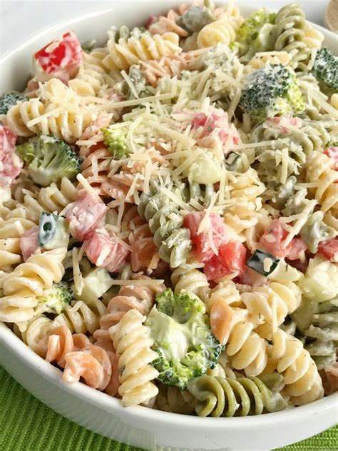 Get started today making one of these amazing pasta salads recipes. Ranch Pasta Salad - Together as Family