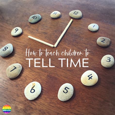 How To Teach Children To Tell Time You Clever Monkey