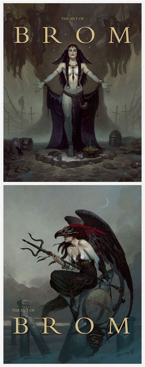 The Art Of Brom Covers By Brom Art Cover Art Artist Art