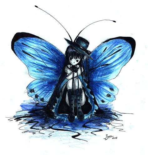 Blue Butterfly By Eminora On Deviantart