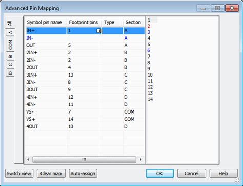 Advanced Pin Mapping Multisim Help National Instruments