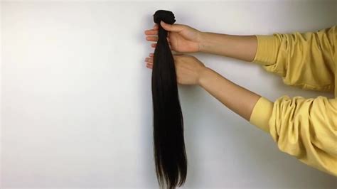 Guangzhou Human Hair Supplier 100 Virgin Remy Human Hair Silky