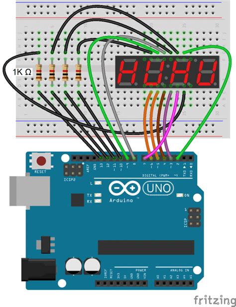 How To Set Up 7 Segment Displays On The Arduino Sin