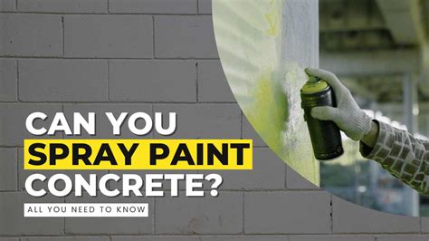 Can You Spray Paint Concrete Picking Paint Prepping And Alternatives