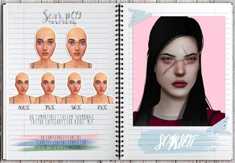Scar 09 With Images Sims 4 Cc Sims 4 Scar
