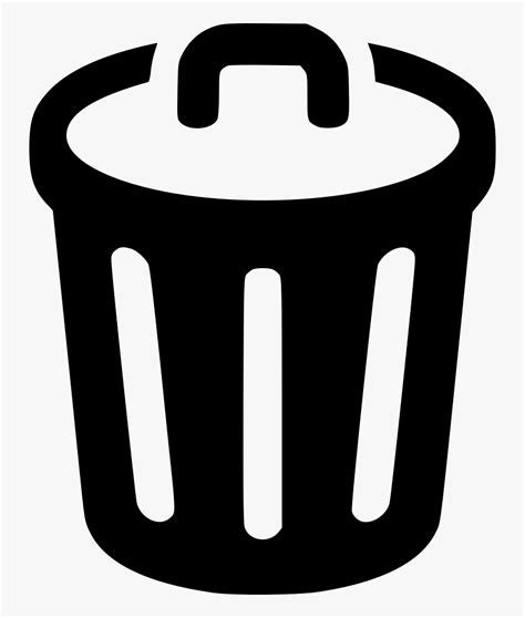 Transparent Trash Can Png Trash Can Icon Png Free Transparent