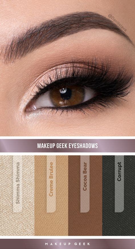 Natural Smokey Eye Look By Denitslava M Using Makeup Geek Eyeshadows