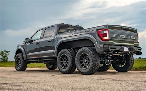 Hennessey Has Turned The Ford F 150 Raptor Into A Six Wheeled Beast
