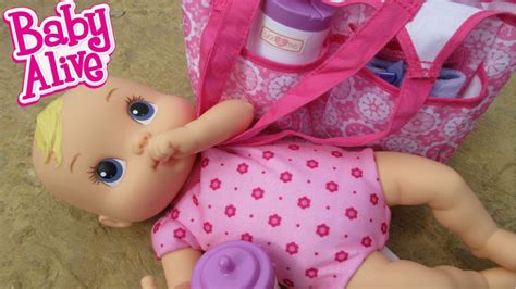Baby Alive Luv N Snuggle Baby And Diaper Bag💕 Youtube