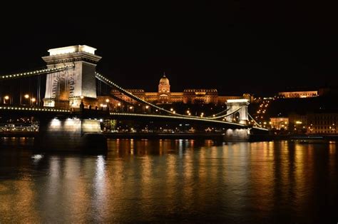 The Szechenyi Chain Bridge Night Picture