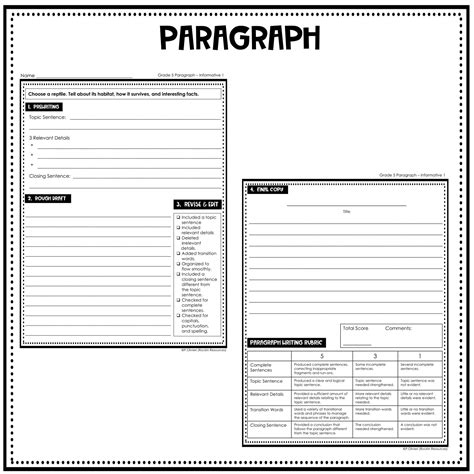 5th Grade Writing Prompts For Paragraph Writing And Essay Writing