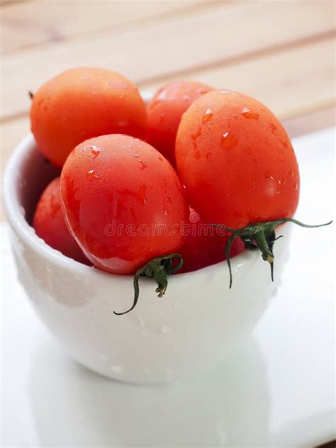 Fresh Cherry Tomato Stock Photo Image Of Agriculture 120830612