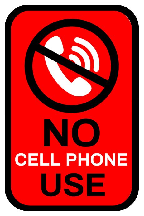 No Cell Phone Sign Board Template Postermywall