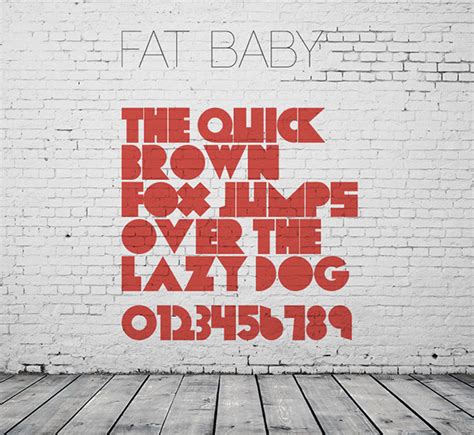 Fat Baby Font On Behance