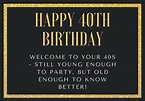40Th Birthday Quotes For Her / 40th Birthday Quotes For Her Page 3 Line ...