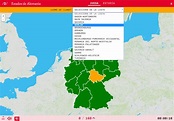 Mapa para jugar. ¿Cómo se llama? Estados de Alemania - Mapas Interactivos