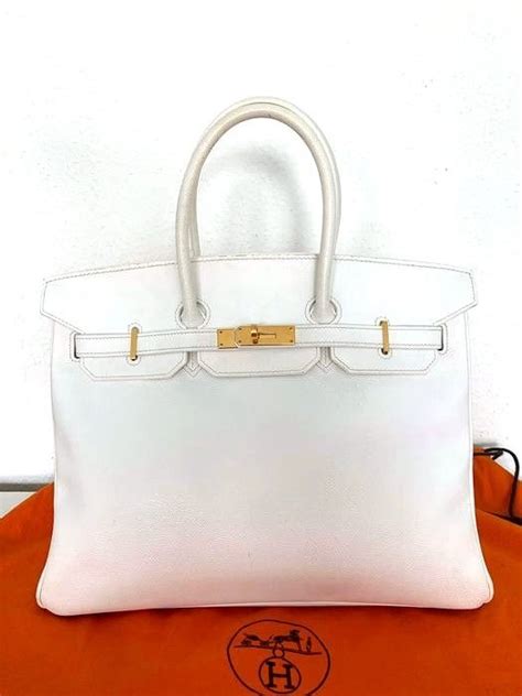 Hermès Birkin 35 Epsom White Handbag Catawiki