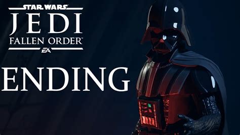 Star Wars Jedi Fallen Order The End Surprise Ending Youtube