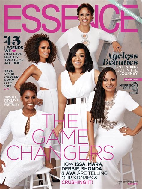 Shonda Rhimes Ava Duvernay Debbie Allen Mara Brock Akil And Issa Rae Cover Essences Game