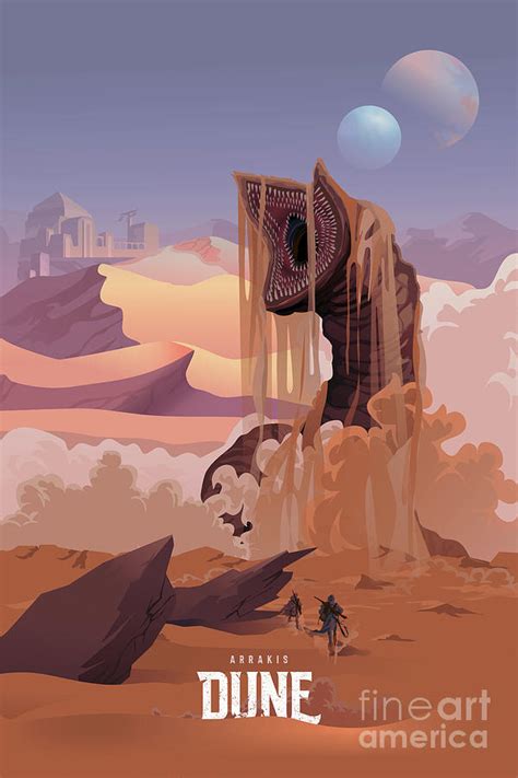Dune Arrakis Sandworm Digital Art By Dl Pham Pixels