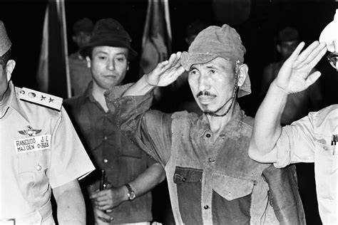 Japanese Imperial Army Lieutenant Onoda Finally Surrenders Historynet