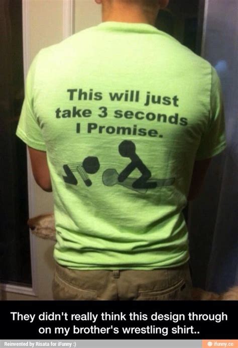 Pin By Leonardo On Humor Design Fails Funny Outfits Wrestling Shirts