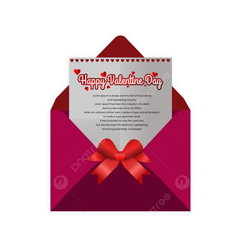 Valentines Day Envelope Hd Transparent Greeting Card With Envelope For