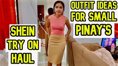 Filipina Life Small Filipina Ootd Shein Try On Haul Outfit Ideas For Tiny Pinay Youtube