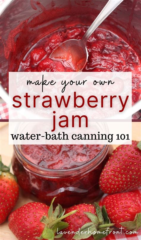 Strawberry Jam Canned And Sitting On A Table With Fresh Strawberries