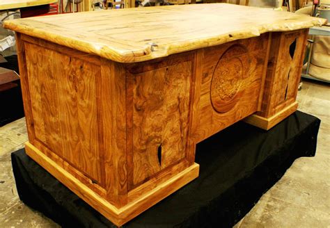 Check spelling or type a new query. Handmade Texas Burl Turqoise Executive Desk by Unique ...