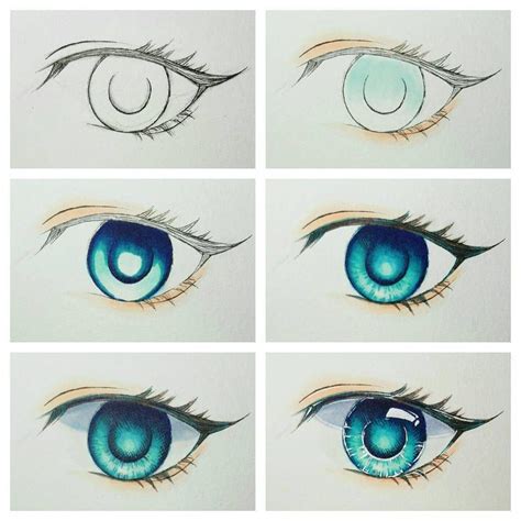 A Little Guide On How I Colour An Eye Hope You Guys Like It And Thank