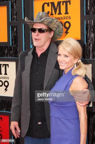 Musician Ted Nugent And Wife Shemane Nugent Attend The 2009 Cmt Music