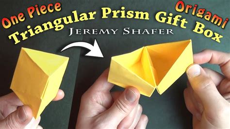 Triangular Prism T Box Youtube