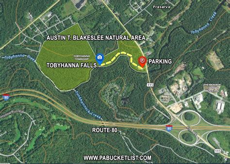 Tobyhanna State Park Map