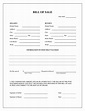 Free Fillable Generic Bill of Sale Form ⇒ PDF Templates