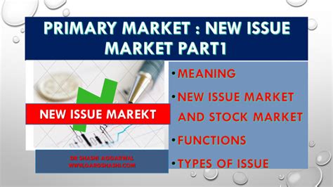 Economicscommerce And Management Primary Marketnew Issue Market Part 1