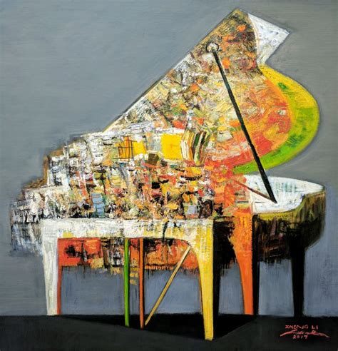 Zheng Li Originals Piano Grey Series Featured Artist Vinings Gallery