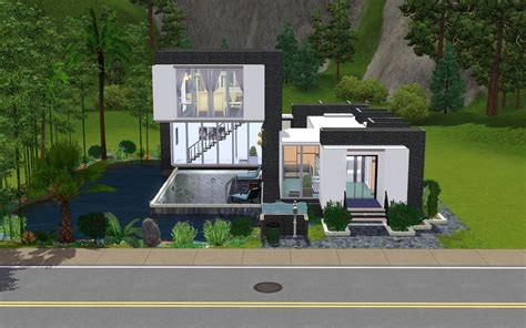 My modern home ensures you can have all the spoils of great home design in this lifetime, not just 'one. Mod The Sims - 'Pool-Cubed" (2 Bd, 1 Br modern home)
