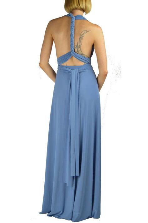 Von Vonni Womens Infinity Gown Dress Multi Way Wrap Convertible Maxi