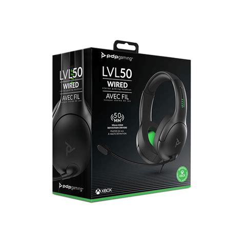 Pdp Gaming Lvl 50 Wired Stereo Gaming Headset Black Camo Xbox