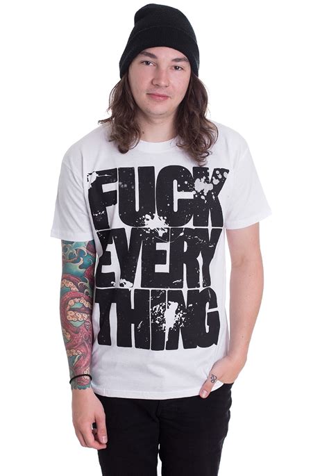 Suicide Silence New Fuck Everything White T Shirt