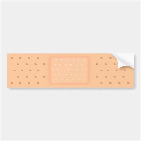 Xxx Giant Band Aid Bumper Sticker Zazzle
