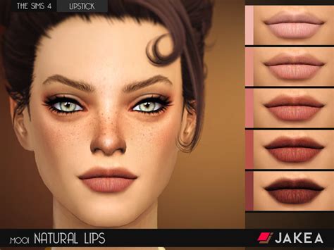 The Sims Resource Jakea M001 Natural Lips