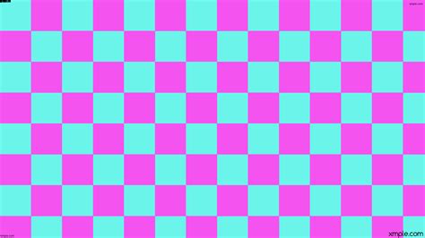 Wallpaper Checkered Cyan Magenta Squares 6bf5ea F553f0 Diagonal 20° 140px